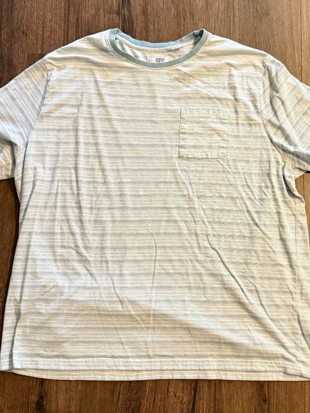 PX Clothing Men's Big & Tall Short-Sleeve Striped Pocket T-shirt - Blue - 3XL